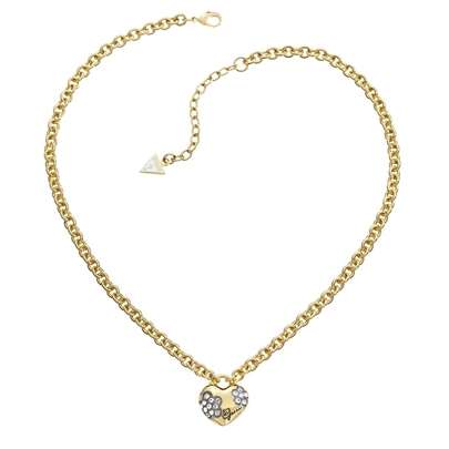 Guess Gold Tone Chain Necklace